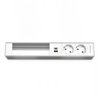 Kindermann 6-fach-moduulikannatin, jossa 2x virta ja USB (7449001332)