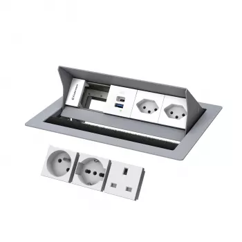 Kindermann CP Standard² 4-osainen 2x Schuko/USB INT 7492IN1172