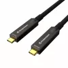 Kindermann USB-C AOC Full Feature -kaapeli 5 m uros-uros (5773001005)