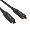 Kindermann USB-C AOC Full Feature -kaapeli 10 m uros-uros