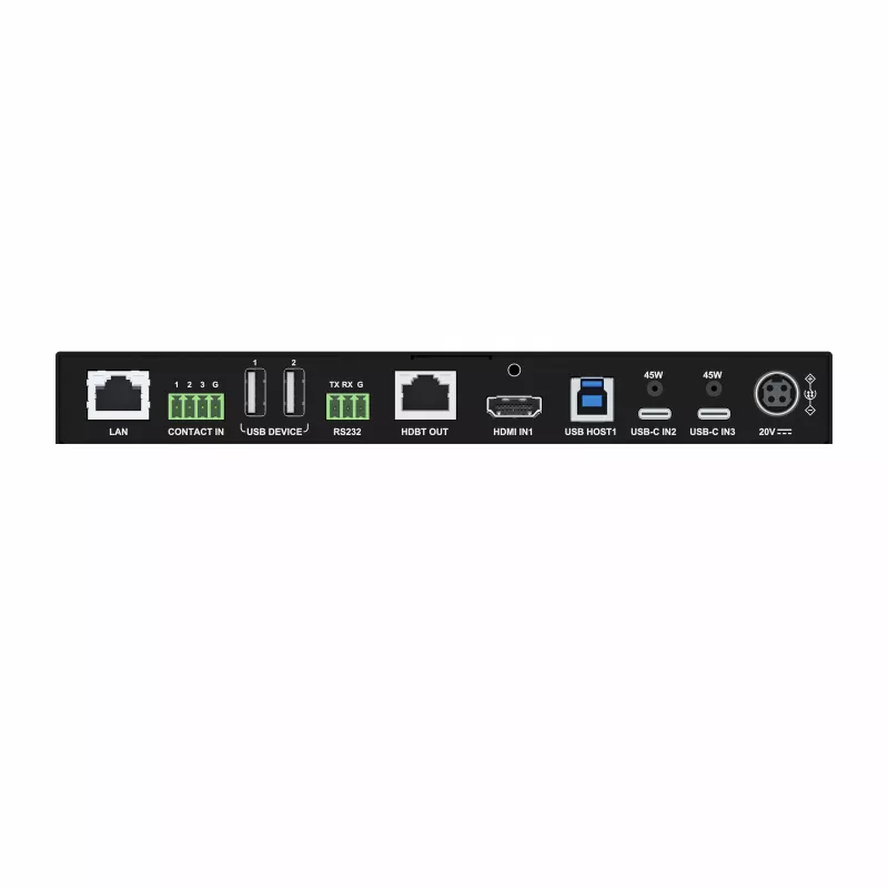 Kindermann MultiSwitch 31 HDBT 2.0 -lähetin / esityskytkin - 3x1 USB-C & HDMI HDBaseT:n yli - Telnet - RS-232 - 4K UHD