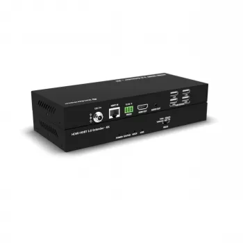 Kindermann HDMI-HDBT 2.0 Extender - vastaanotin - RS-232 - USB 2.0