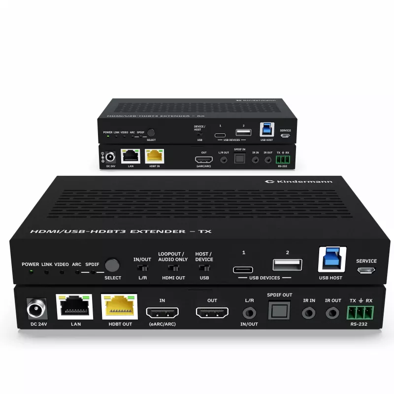 Kindermann HDMI/USB-HDBT3 -jatkosarja² (EHB100V3K)