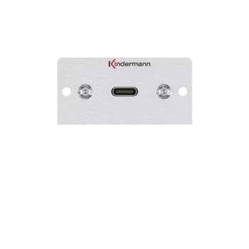 Kindermann Konnect Alu 50 USB-C USB 4 -yhteensopiva telakointiasema