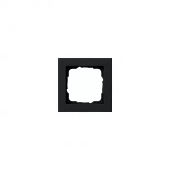 Kindermann Switch Frame Gira E2 Black 1-osainen