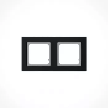 Kindermann Switch Frame Gira E2 musta 2-osainen