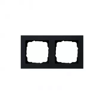 Kindermann Switch Frame Gira E2 musta 2-osainen