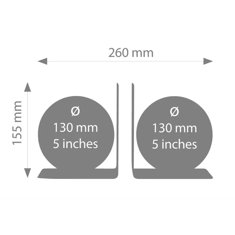 TROIKA Globe-sarja BOOKGLOBE (G1303-DBBR/BK)