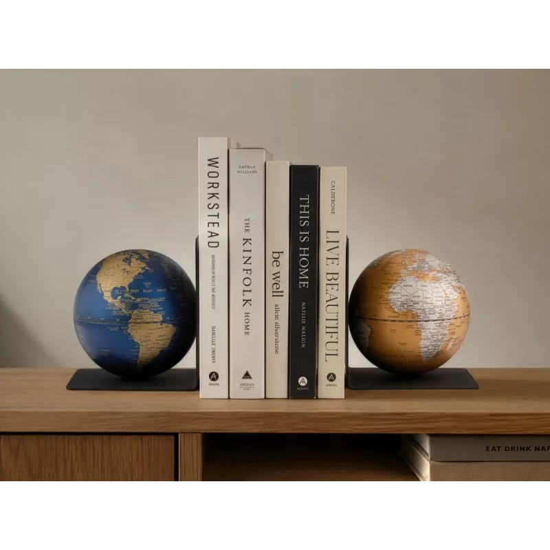 TROIKA Globe-sarja BOOKGLOBE (G1303-DBBR/BK)