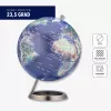 TROIKA Globe 23.5 Degrees (G2507-P2P2/CB) - pöytämaapallo paperipaino, kromijalusta, 60mm