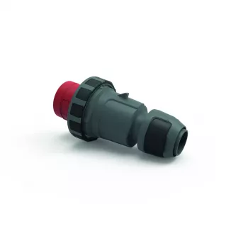 Bals Elektrotechnik CEE-teollisuuspistoke 63A 5p 400V 6h IP67 ruuviliitin bajonettirengas punainen