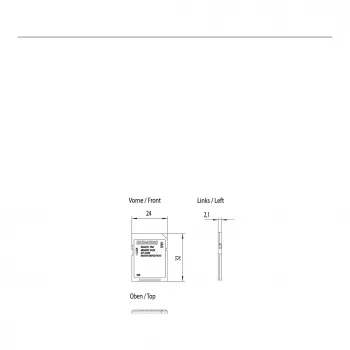 Siemens 2GB SIMATIC Secure Digital (SD) -muistikortti 6AV2181-8XP