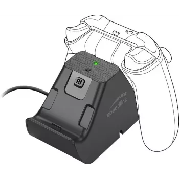 Speedlink JAZZ USB-ohjaimen latausteline, 1,5 m, musta (SL-260002-BK)