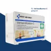 First Aid Only Seinäkiinnike ensiapulaatikolle C, esiporatut reiät, valkoinen/harmaa
