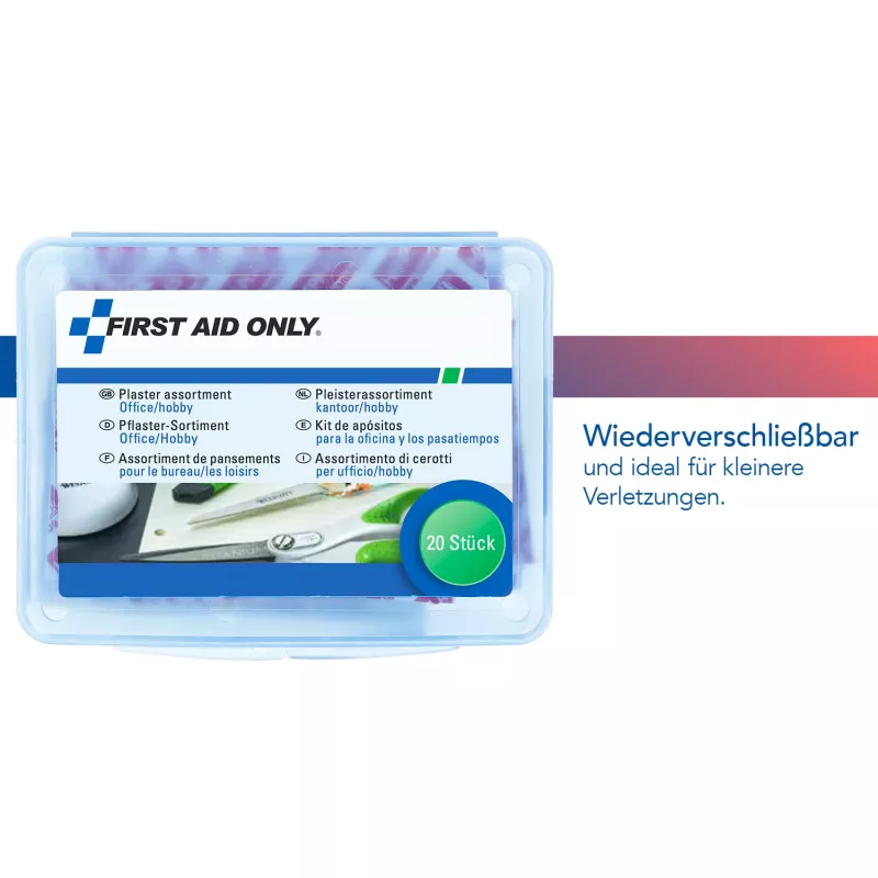 First Aid Only Laastari P-10025 toimisto/harrastus 20 kpl/pakkaus