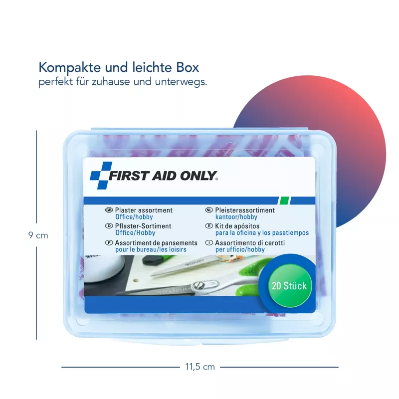 First Aid Only Laastari P-10025 toimisto/harrastus 20 kpl/pakkaus
