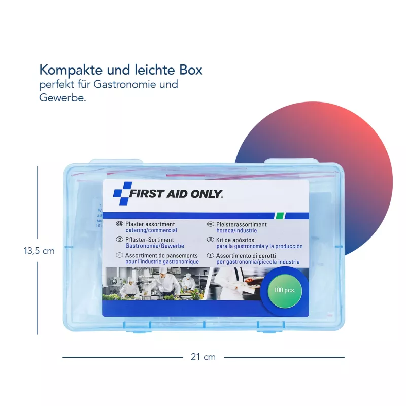 First Aid Only P-10026 Havaittavat laastarit gastronomia 100 kpl