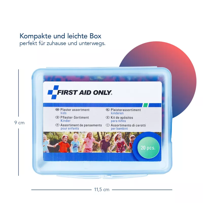 First Aid Only 20 laastaria lapsille P-10032 lajiteltu