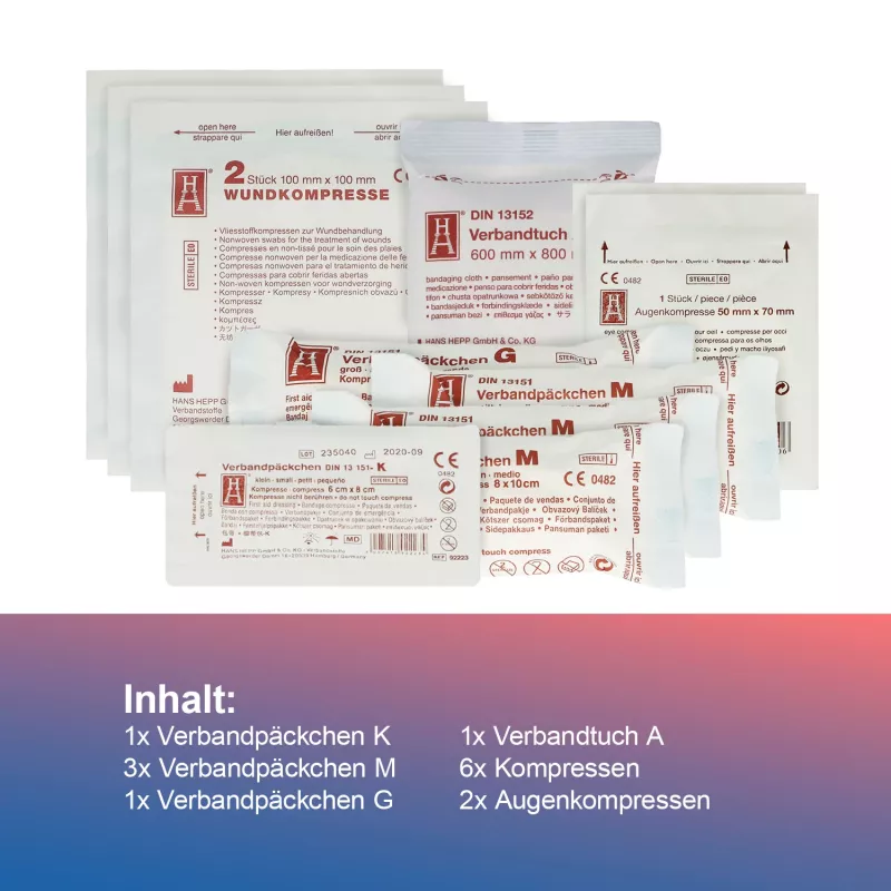 First Aid Only ensiapuvälineiden täydennyssarja DIN 13157