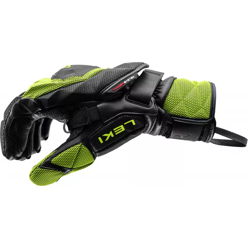 LEKI WCR Venom GS 3D laskettelukäsineet 7.5 musta/valkoinen/punainen