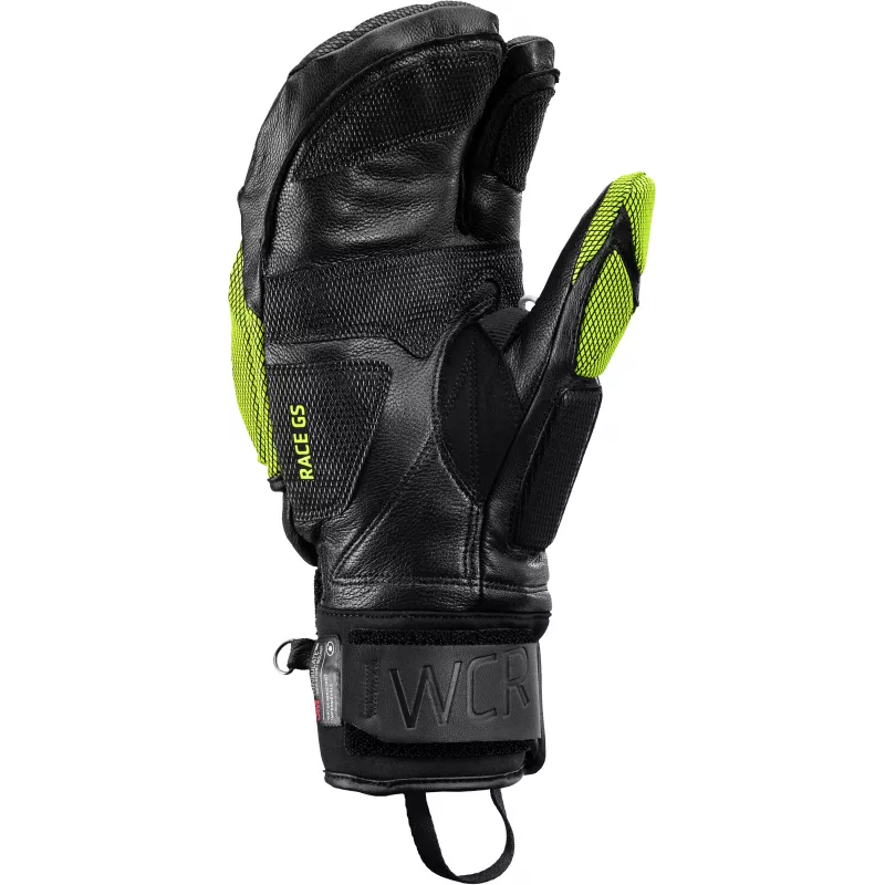 LEKI WCR Venom GS 3D Lobster laskettelukäsineet 8.5 Black/Ice Lemon
