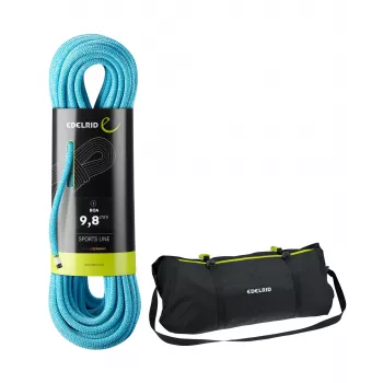 EDELRID Boa köysi 9,8 mm 50 m köysipussilla