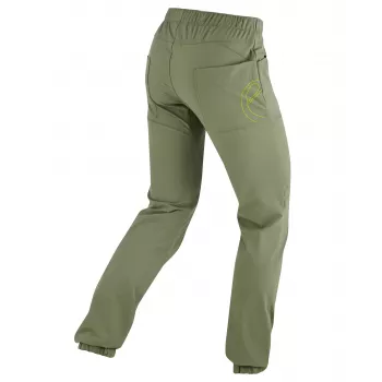 EDELRID naisten kiipeilyhousut Radar Pants II Algae Green