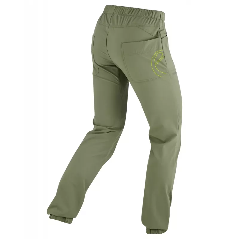 EDELRID naisten kiipeilyhousut Radar Pants II Algae Green
