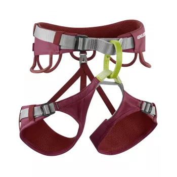 EDELRID Jayne IV kiipeilyvaljaat - raparperinpunainen - XL - naisten