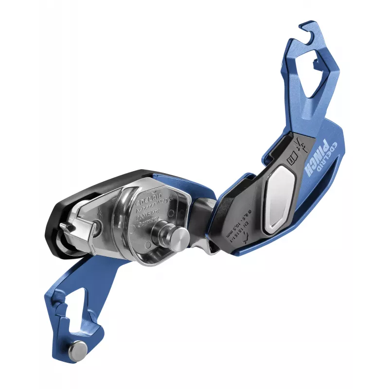 EDELRID Pinch varmistuslaite jarrutustuella - Blue Night
