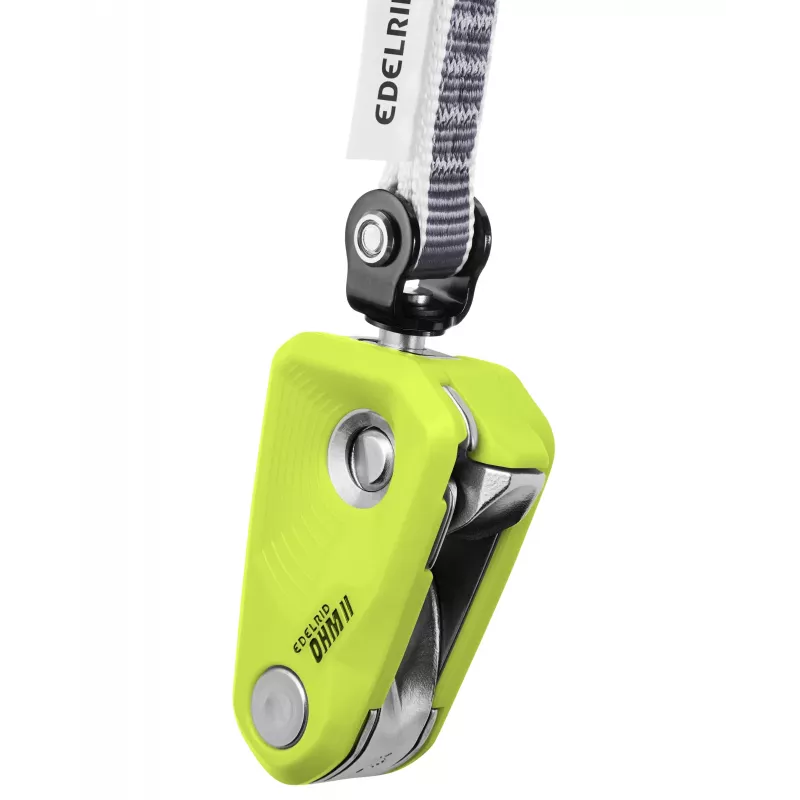 EDELRID Ohm II Oasis-Night jarrutusta tukeva laite