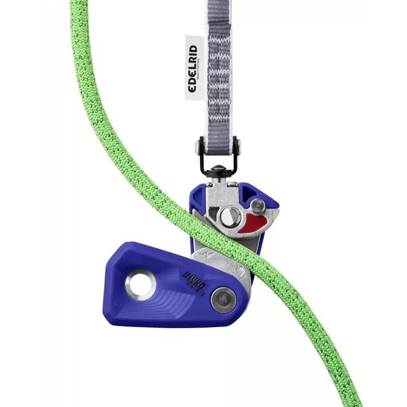 Edelrid Ohm II jarrutusta tukeva laite - sininen