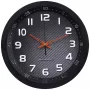 Technoline WT 8972 seinäkello - kvartsi - analoginen - valkoinen kellotaulu - musta kehys - 25,5 cm