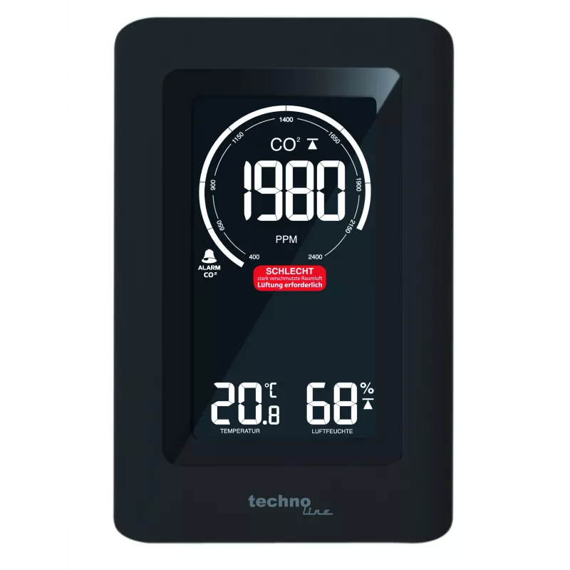TECHNO LINE WL1030 sääasema ilmanlaadun mittari CO2 lämpötila kosteus