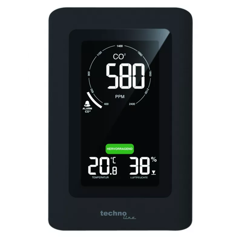 TECHNO LINE WL1030 sääasema ilmanlaadun mittari CO2 lämpötila kosteus