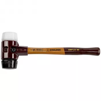 HALDER SIMPLEX pehmeävasara 60 mm yhdistelmäkumi/muovi TE SIMPL
