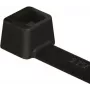 HellermannTyton T18L PA66W BK 100 nippuside, musta, 205 mm x 2,5 mm, 100 kpl:n pakkaus
