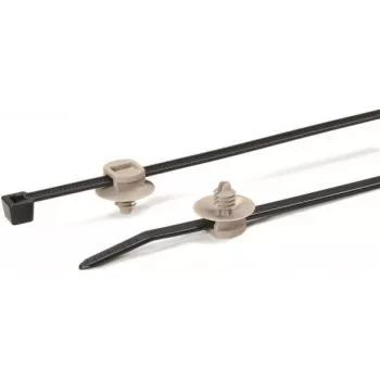 HellermannTyton T50RFT5-PA66HS/PA66 BK/GY 500 nippuside (150-55941)