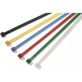 HellermannTyton LR55 nippuside, avattava, punainen, 195 x 4,7 mm, PA66, 25 kpl pakkaus