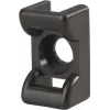 HellermannTyton KR6G5-PA66-BK (100) ruuvattava kiinnitysalusta nippusiteelle, musta, 100 kpl