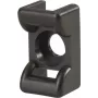 HellermannTyton KR6G5-PA66-BK (100) ruuvattava kiinnitysalusta nippusiteelle, musta, 100 kpl