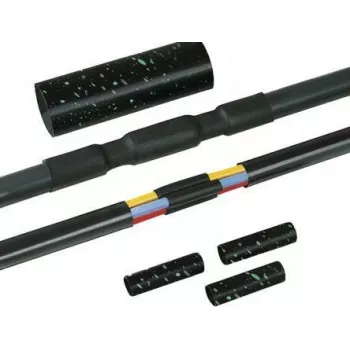 HellermannTyton kutistesukka 380-04009 - musta - polyolefiini - 250 mm - 20 mm - 8 mm
