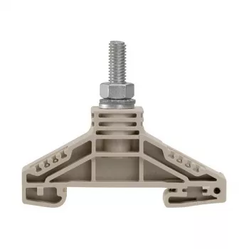 Weidmüller WF 6 liitin 35 mm², pulttiliitäntä, 125 A, 1000 V, tummanbeige