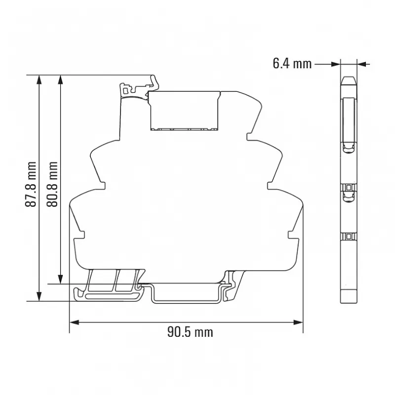 Weidmüller TRZ 24VDC 1CO Relekytkin, 24 V DC, 6 A
