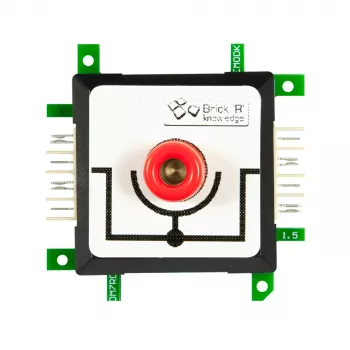 ALLNET 130138 Brick'R'knowledge modulaarinen elektroniikan oppimissarja, 25 palikkaa, monivärinen