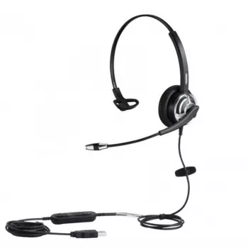 ALLNET 8805-8.1MS - kuuloke-mikrofoni - pääpanta - toimisto/callcenter - musta - monofoninen - johdollinen