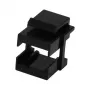 Synergy 21 S215479 Keystone-moduulipidike LC-kuituliittimille, musta