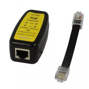 Synergy 21 TP RJ45 PoE -testeri at/af Endspan/Midspan standardi