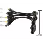 ALLNET vara-virtalähde ontto liitin - ontto pistoke -adapterilla 2,1mm - 0,7mm