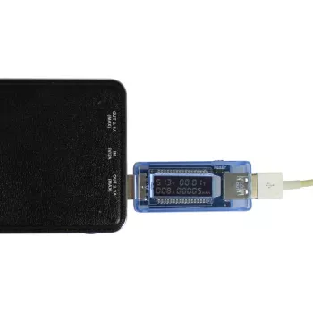 ALLNET USB OLED -tehomittari/jännitemittari ALL-USB-PM2 - digitaalinen/data - virtalähde (ALL-USB-PM2-OLED)